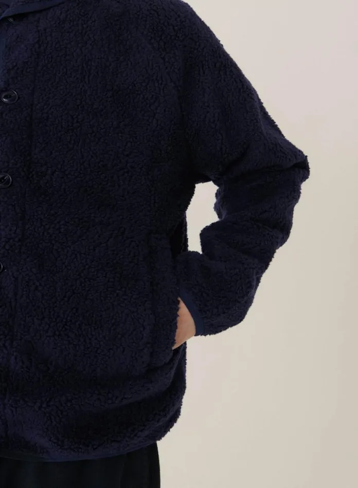 YMC Earth Beach Jacket Navy Mens Earth