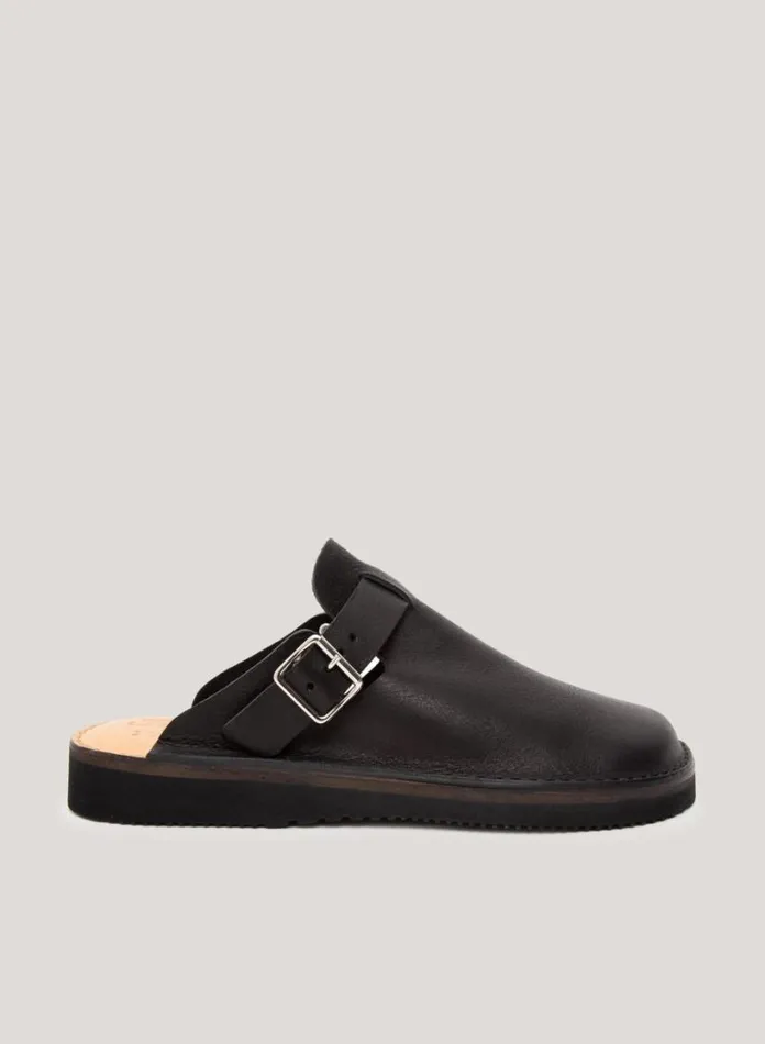 YMC Fracap X Sabot Mules Black Mens Footwear