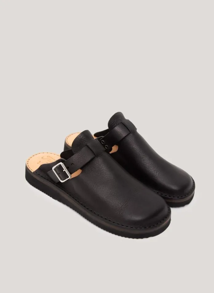 YMC Fracap X Sabot Mules Black Mens Footwear