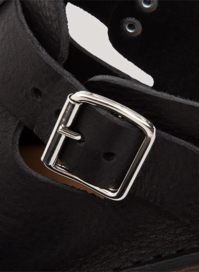 YMC Fracap X Sabot Mules Black Mens Footwear