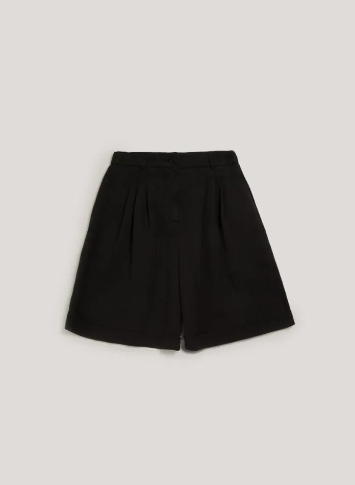 YMC Long Walking Short Black Womens Shorts and Skirts