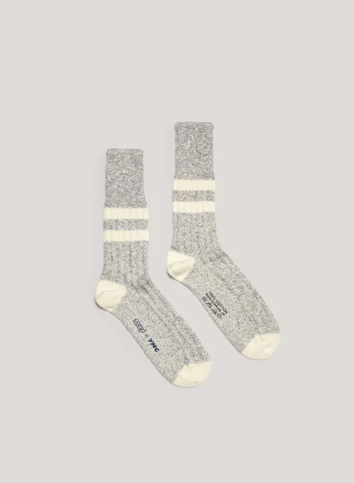 YMC Skate Sock Blue Womens Socks