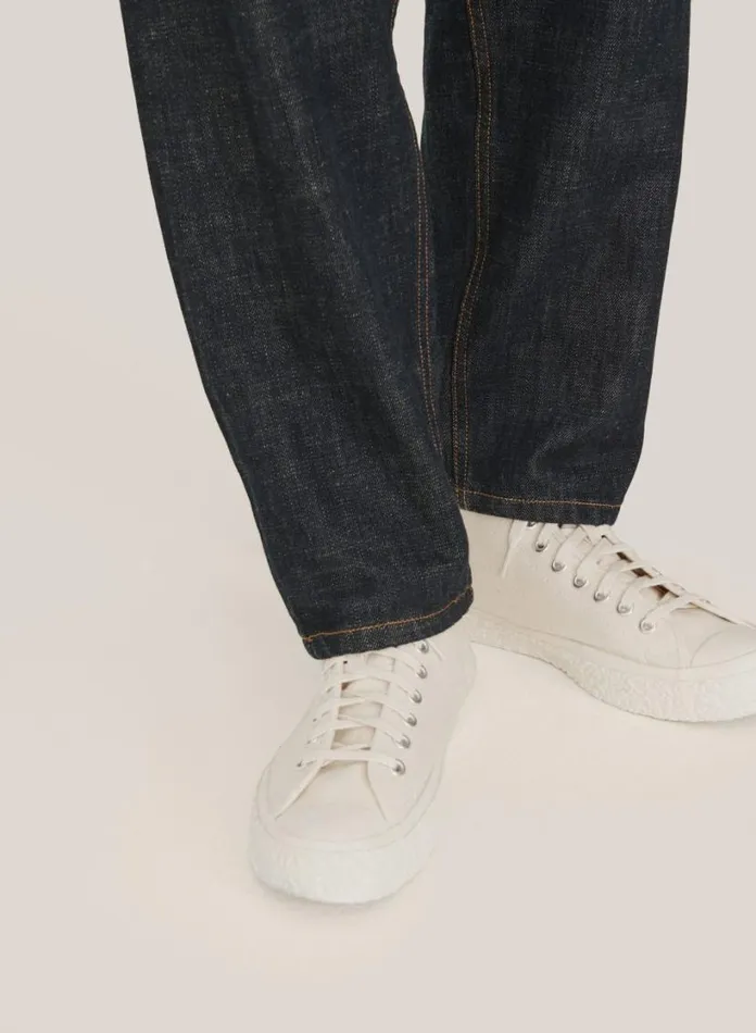 YMC Vulcanised High Top Sneakers Off White Mens Footwear