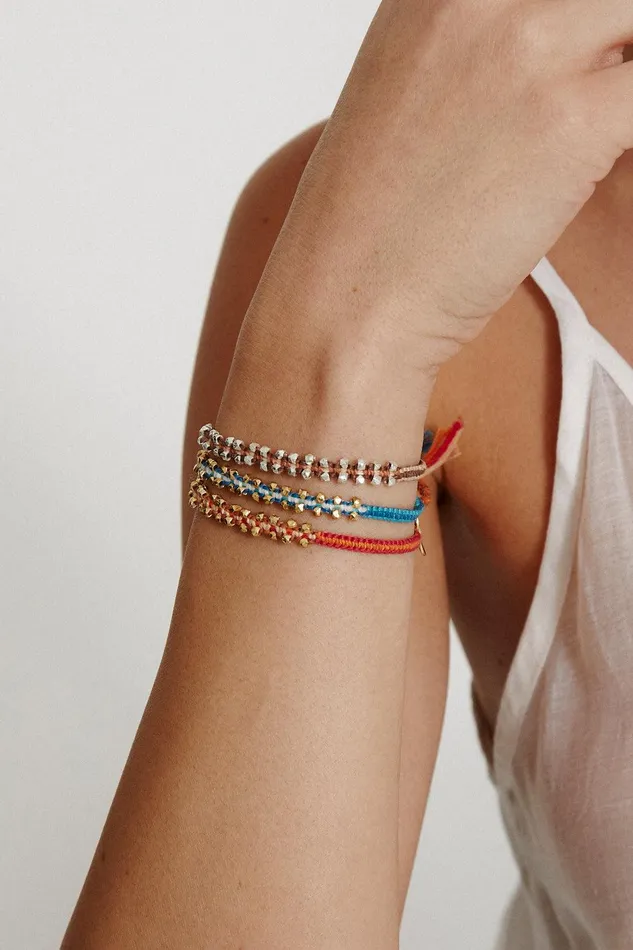 Zana Single Wrap Bracelet Blue Mix Women Chan Luu Bracelets