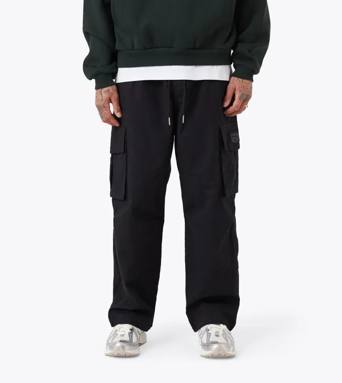 Zanerobe Pants Men Parachute Pant Black