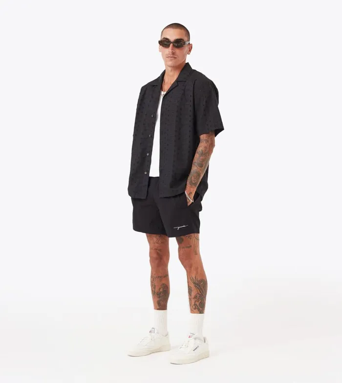 Zanerobe Shorts Men Holiday Swim Short Black