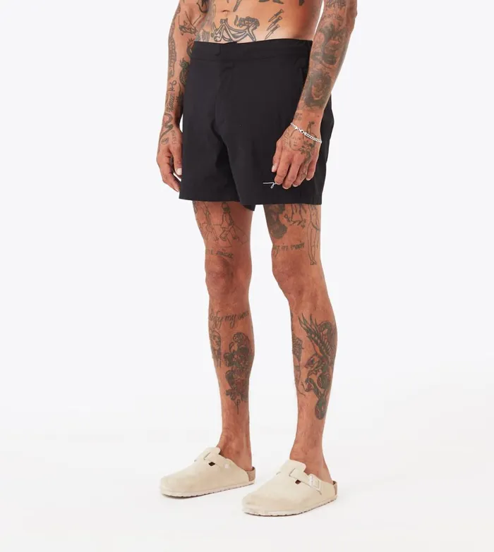 Zanerobe Shorts Men Holiday Swim Short Black