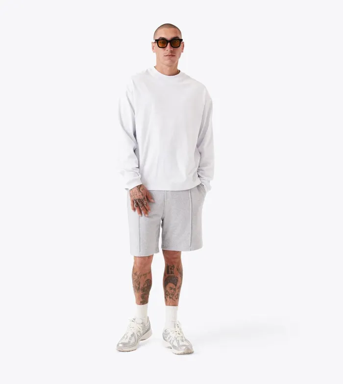 Zanerobe Shorts Men Lounge Sweat Short Grey Marle