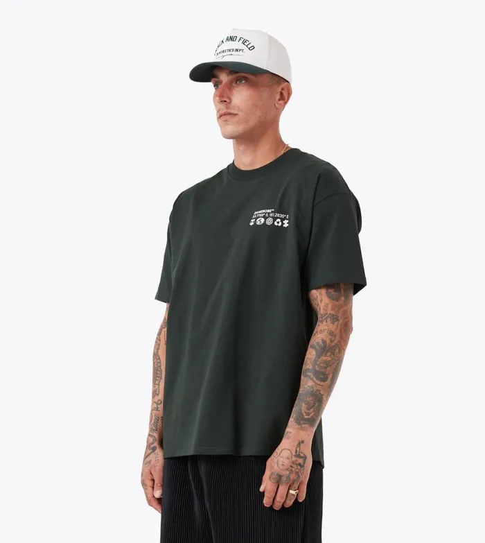 Zanerobe Tees and Tanks Men Levels Box Tee Forest