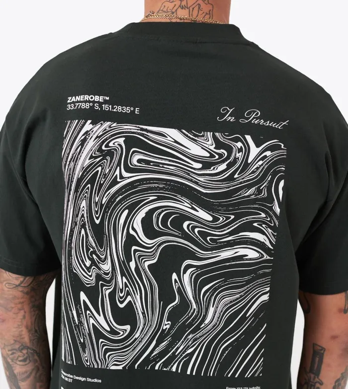 Zanerobe Tees and Tanks Men Levels Box Tee Forest