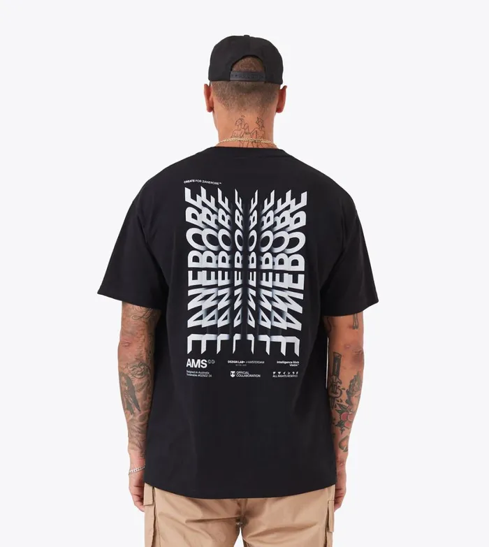 Zanerobe Tees and Tanks Men Mirror Box Tee Black