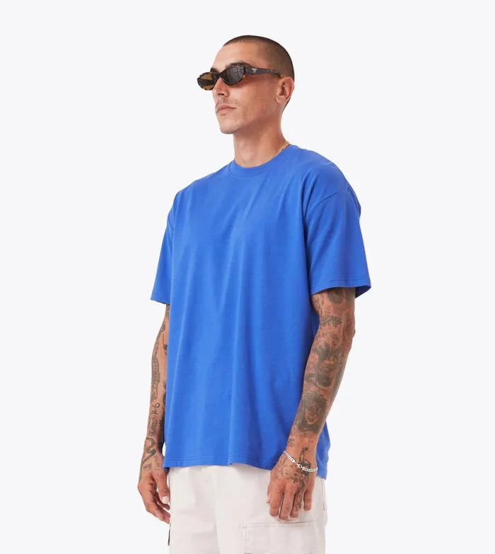 Zanerobe Tees and Tanks Men Mirror Box Tee Cobalt Blue