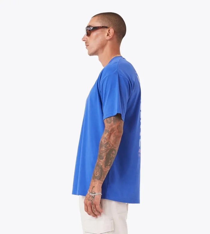 Zanerobe Tees and Tanks Men Mirror Box Tee Cobalt Blue